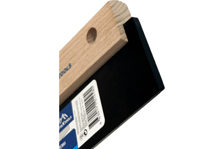 Резиновый шпатель VertexTools 195 мм, с деревянной ручкой арт.1606-195