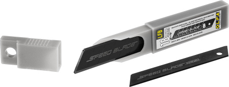 Лезвия для ножа 18 мм OLFA SPEED BLACK тефлоновые уп.10шт. арт. OL-LFB-5B
