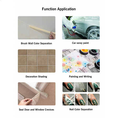 Малярная лента из крепированной бумаги Rollingdog 48мм x 50м (7 дней) арт.80024