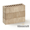 Облицовочный кирпич Кёнигштайн Уэльс Эдельграу 0,7НФ 250х65х85 мм