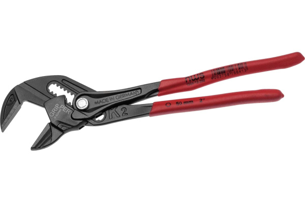 Клещи переставные-гаечный ключ 250мм покрытие TitanFinish рукоятки обливные NWS Gripper K2 1664-12-2