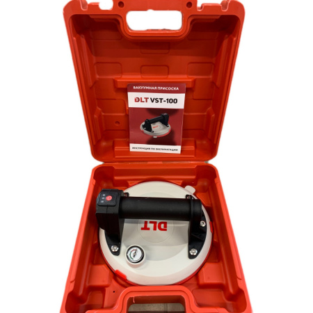 Электрическая присоска DLT VST-100 с АВТО подкачкой, для гладкой и рельефной поверхности, Ø8 дюймов, арт.1574