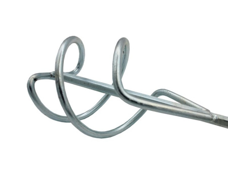 Миксер оцинкованный универсальный (червячного типа) 60*400 мм, шестигранный хвостовик