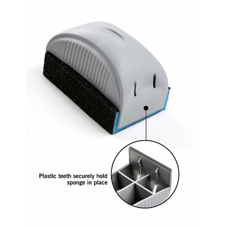 Набор абразивных губок с ручкой #60/#120/#180 Rollingdog №2, арт.90163