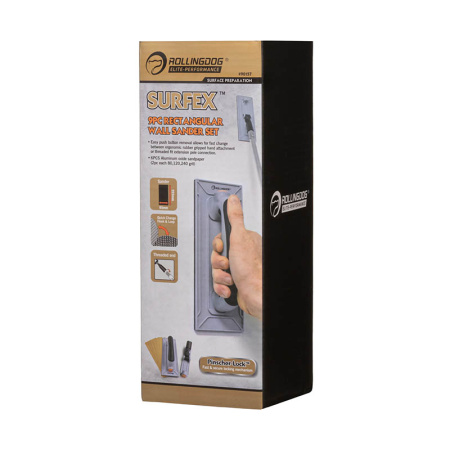 Набор для ручной шлифовки Rollingdog SURFEX №2 (9 предметов), резьба, серия Elite арт.90157