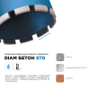 Коронка алмазная по железобетону 200мм/450мм 1_1/4unc DIAM STD 310119 