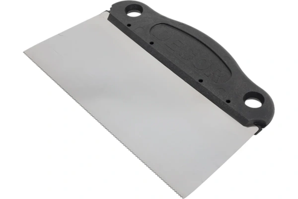 Шпатель DECOR 200 мм, зуб А1, металлич. арт. 316-8100