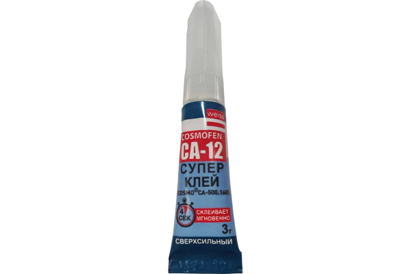 Супер Клей COSMOFEN CA 12, тюбик 3гр, Германия CA-500.160