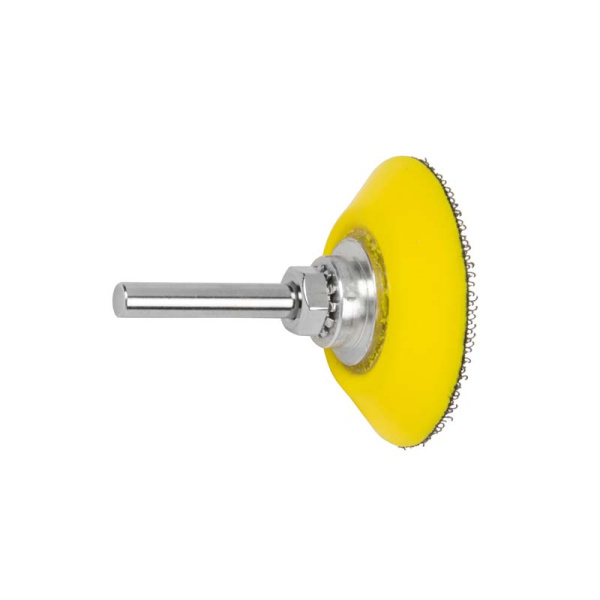 Тарелка опорная для алмазных черепашек полиуретановая Ø50мм, концевик 6мм DLT 2139