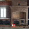 Печной кирпич КС-Керамик Темный шоколад горный камень угловой 250х65х120 мм