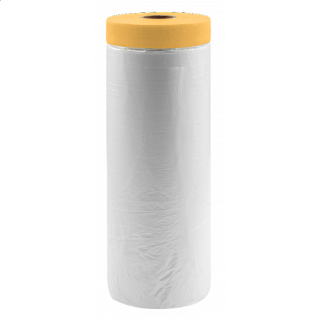 Укрывное полотно на малярной ленте Rollingdog WASHI-SHIELD (30дней) 150см х 30м, арт.80261