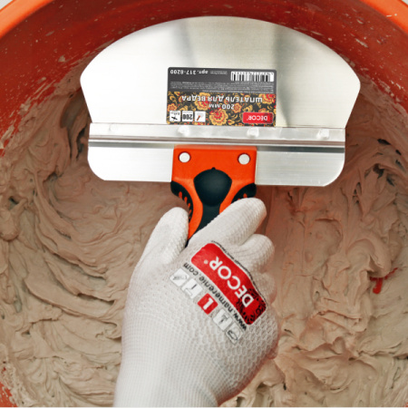 Перчатки DECOR PREMIUM прорезиненные, размер XL арт.507-003