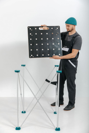 Подстолье складное ANT 120х120см со столешницами Lossew Q4 (комплект)