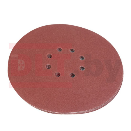 Шлифовальный круг P100 DLT, 225мм, 8 отверстий, уп.10шт., 0104