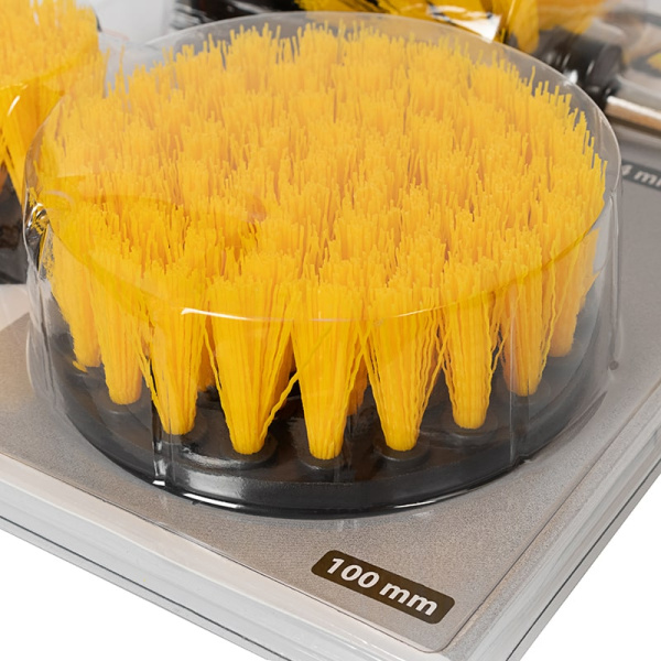 Набор насадок-щеток на дрель Tactix, 3шт, арт.447303 Набор насадок-щеток на дрель Tactix, 3шт, арт.447303