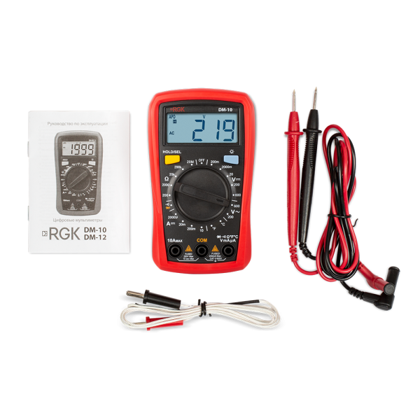 Мультиметр цифровой RGK DM-10 (Госреестр), 776554