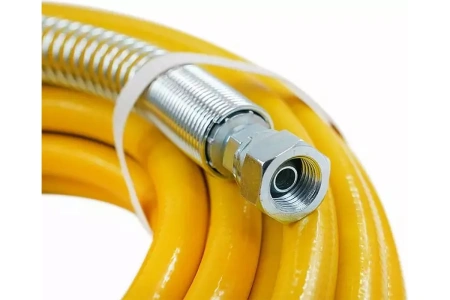 Шланг высокого давления, 250 бар, 1/4"NPSM, 1 м, цвет: желтый/ арт. SCH-250-1/4-1-Y 
