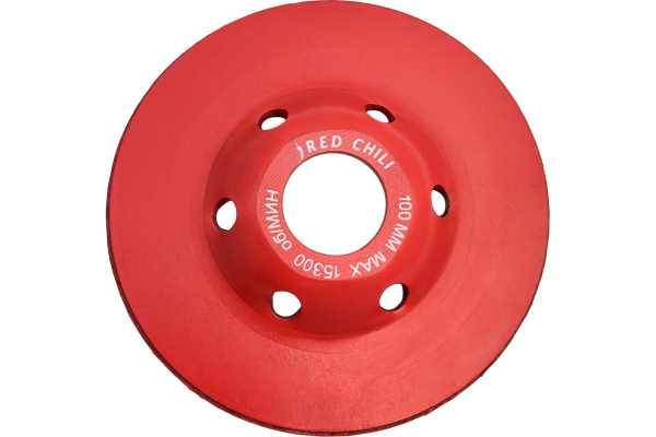Чашка шлифовальная RED CHILI ТУРБО 100мм/22,2мм 04-100-13