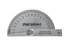 Транспортир с линейкой vertextools 90x150мм арт.3040-90-150