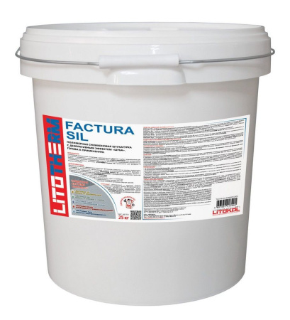 FACTURA SIL шуба 2,0мм, силиконовая Декоративная штукатурка, LITOKOL, 25 кг