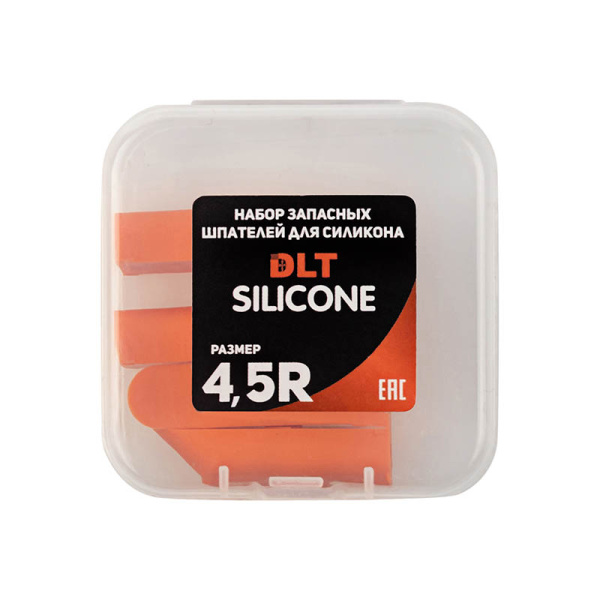 Набор запасных шпателей для DLT Silicone, (размер 4,5R), ОРАНЖЕВЫЕ арт.1746