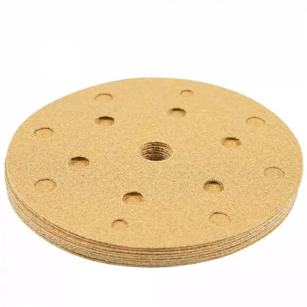 Абразивный круг P80 SCHTAER 255 Abrasive paper 150 мм 15 отверстий, уп. 10 шт, арт. 255Sc80