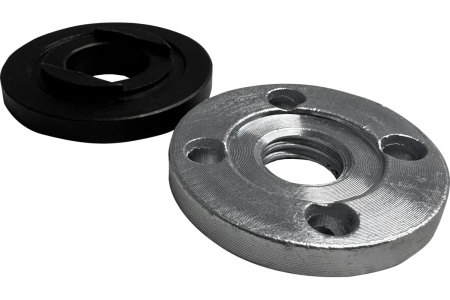 Комплект для УШМ гайка М14 с опорным фланцем VertexTools 20-40-125 Комплект для УШМ гайка М14 с опорным фланцем VertexTools 20-40-125