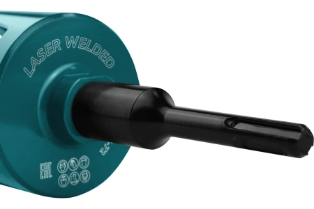 Коронка алмазная LUFTER MAGNETIC LOCK SDSplus без удара, бетон, армобетон 72 мм арт. 026-72