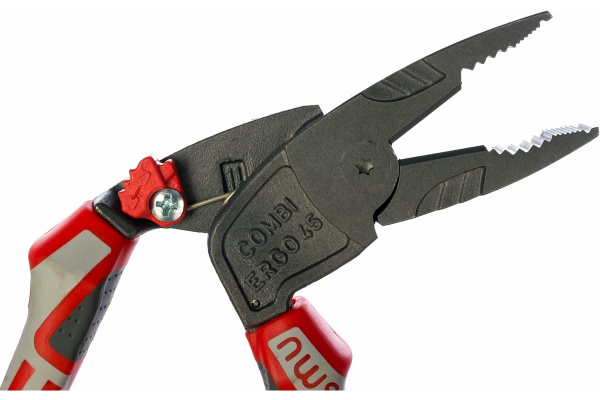 Плоскогубцы изогнутые 200мм покрытие TitanFinish рукоятки SoftGripp 3K NWS ErgoCombi 1096-69-200