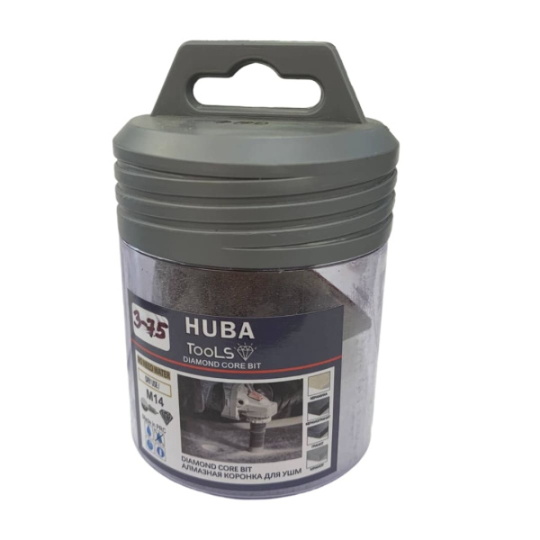 Фреза алмазная конусная 3-75мм #100 HUBA Tools арт. HT375P100