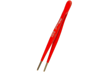 Пинцет для электроники прямой 145мм изолированный NWS 027EP-145