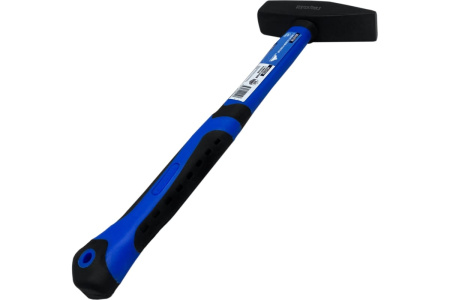 Молоток слесарный 600г рукоятка фибергласовая обрезиненная VertexTools 10-20-600