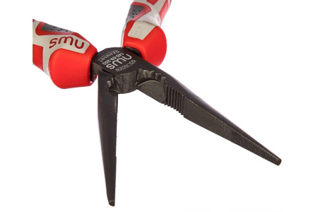 Длинногубцы прямые 205мм покрытие TitanFinish рукоятки SoftGripp 3K NWS 140-69-205