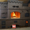 Печной кирпич КС-Керамик Темный шоколад R60 250х65х120, R60