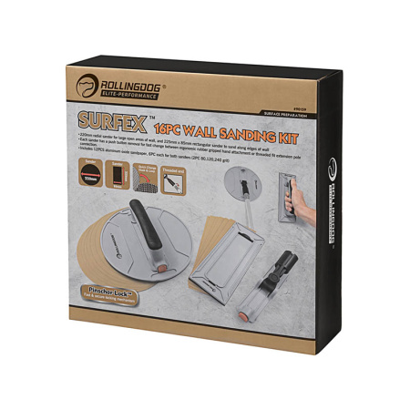 Набор для ручной шлифовки Rollingdog SURFEX №4 соединение резьба, серия Elite арт.90159