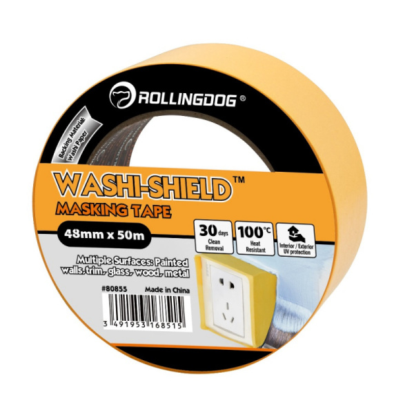 Малярная лента Rollingdog WASHI-SHIELD 48мм x 50м, арт.80855