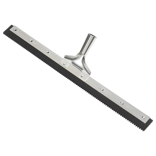 Ракля резиновая Rollingdog 610 мм V-образный зуб 6мм под резьбу серия Elite, арт. 90205