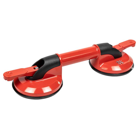 Присоска двойная для гладкой и шероховатой поверхности DLT P620, 75кг