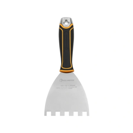 Шпатель зубчатый Rollingdog Greyhound 100мм, зуб 10мм, арт. 50644