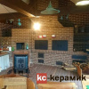 Печной кирпич КС-Керамик Темный шоколад R60 250х65х120, R60