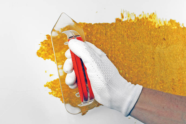 Кельма DECOR угловая 222х84 мм, для мягких декоративных материалов, арт.640-222