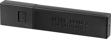 Лезвия для ножа 18 мм OLFA EXCEL BLACK особо острые уп.10шт. арт. OL-LBB-10B