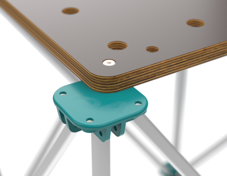 Подстолье складное ANT 60х60см со столешницей Lossew Q4 (комплект)