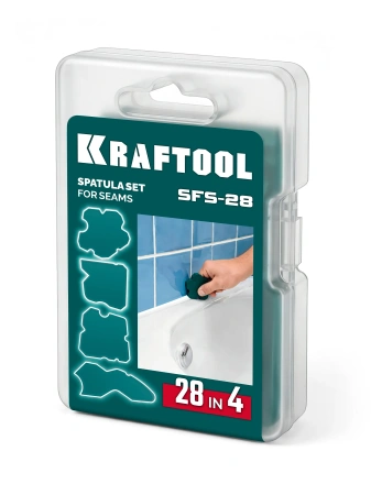 Набор шпателей для силиконовых герметиков KRAFTOOL SFS-28 арт. 10121-H4