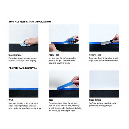 Малярная лента Rollingdog Painters-Shield 48мм x 50м (14 дней) арт.80021