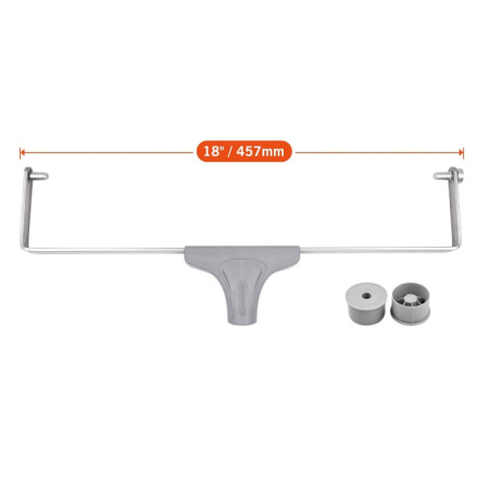 Ручка для валика каркасная 457мм (18") Ø38мм Rollingdog резьба арт.30124