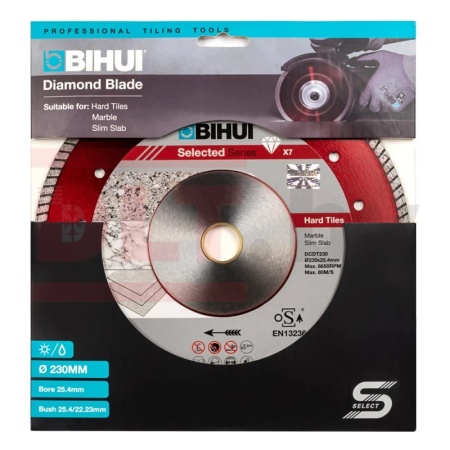 Алмазный диск BIHUI B-TURBO, 230мм, арт.DCDT230
