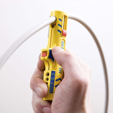 Инструмент для снятия изоляции для всех круглых кабелей JOKARI Secura No.15 30155