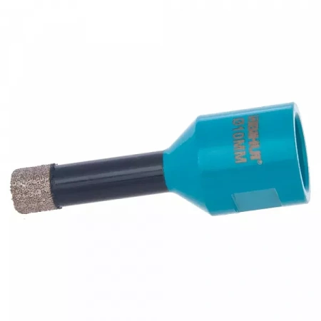 Коронка алмазная по керамограниту 10,0мм, BIHUI Turbo Tile Dry Drill, М14, DBDF10