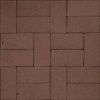 Клинкерная тротуарная плитка UniCeramix Braun, 200х100х16мм